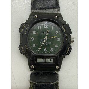 Casio Illuminator Forester Men's 100M WR Wristwatch 2319 FT-610 Green Case Strap